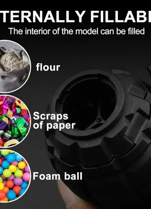 APlastic Hand Grenades Toy Dummy Grenade Model with Waterball for