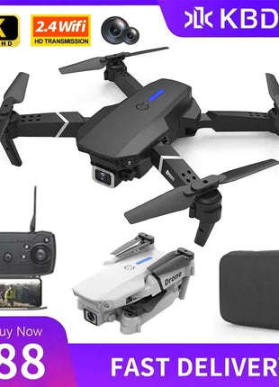 KDBFA 2024 New E88 Pro WIFI FPV Drone Wide Angle HD 4K 1080P Camera