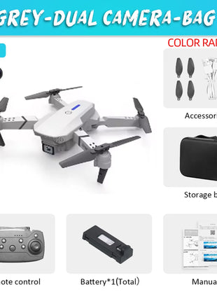 KDBFA 2024 New E88 Pro WIFI FPV Drone Wide Angle HD 4K 1080P Camera