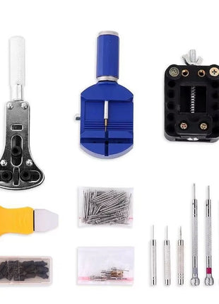147Pcs/Set Watch Repair Tools kit Set with opener remover tweezers