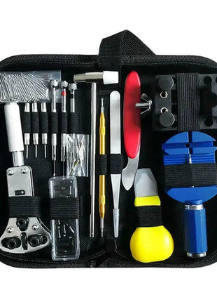 147Pcs/Set Watch Repair Tools kit Set with opener remover tweezers