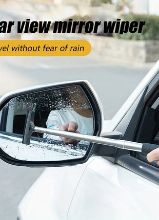 1pc car rearview mirror wiper telescopic car rearview mirror wiper