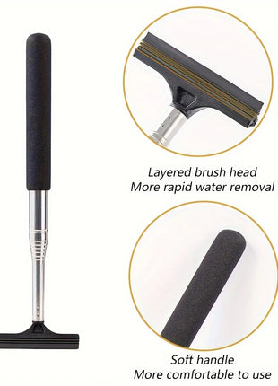 1pc car rearview mirror wiper telescopic car rearview mirror wiper