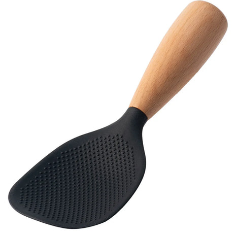 1Pcs Silicone Spoon Non-stick Cooking Spoon Anti-scalding Pot Rice