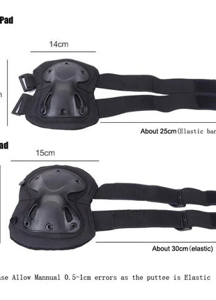 Tactical Knee Pad Support Elbow Protector CS Military Army Airsoft