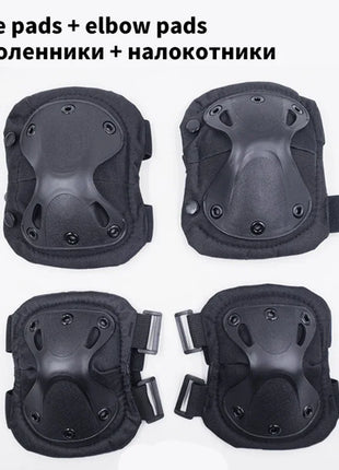 Tactical Knee Pad Support Elbow Protector CS Military Army Airsoft
