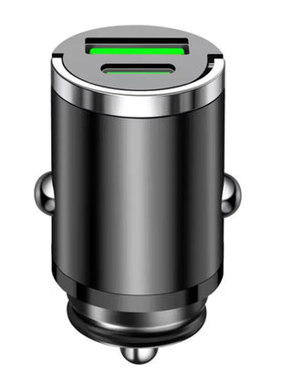 200W mini car charger fast charging for iPhone QC3.0 mini PD USB Type