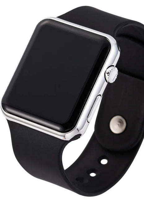 2024 Fashion Sport Digital Watch Women Men Square LED Watches Silicone