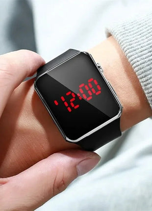 2024 Fashion Sport Digital Watch Women Men Square LED Watches Silicone