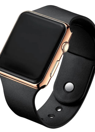 2024 Fashion Sport Digital Watch Women Men Square LED Watches Silicone