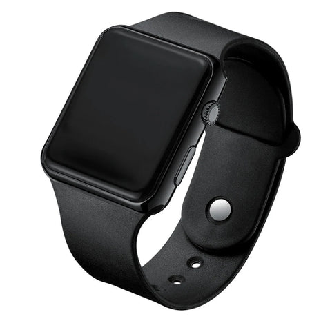 2024 Fashion Sport Digital Watch Women Men Square LED Watches Silicone