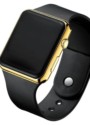2024 Fashion Sport Digital Watch Women Men Square LED Watches Silicone