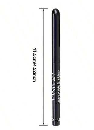 3pcs Waterproof Black Eyeliner Pencils-Smudge-Proof, Long-Lasting