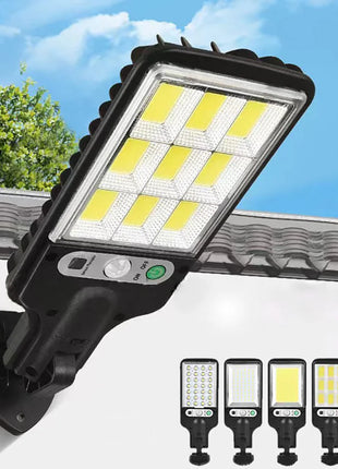 Solar Outdoor LED Wall Light with Human Body Waterproof 3modes