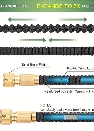New Expandable Magic Hose High Pressure Car Wash Hose With Spray Gun