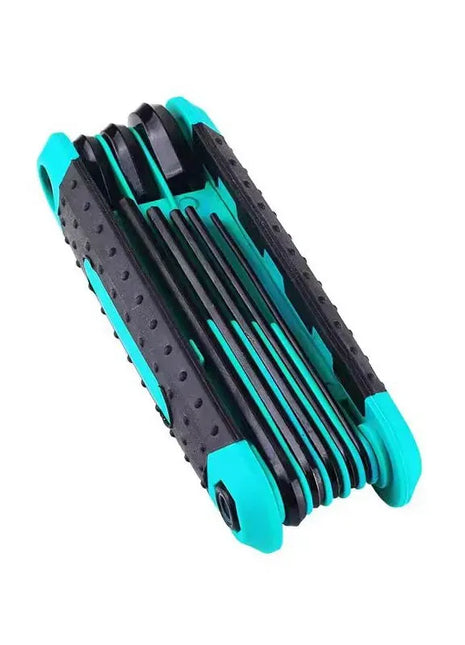 8pcs Portable Folding Socket Wrench Set Mini Inner Hexagon Socket