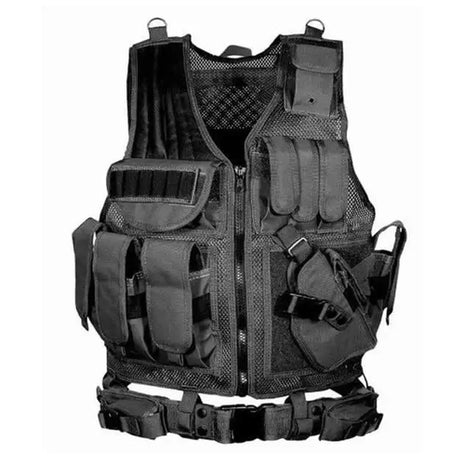 Adjustable Molle Tactical Vest Combat Body Armor Vests Security Guard