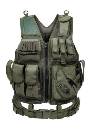 Adjustable Molle Tactical Vest Combat Body Armor Vests Security Guard