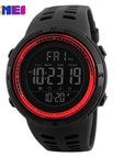black red
