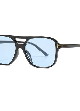 New Fashion Pilot Sunglasses Women Double Bridge Oversized Sun Glasses