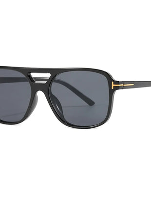 New Fashion Pilot Sunglasses Women Double Bridge Oversized Sun Glasses