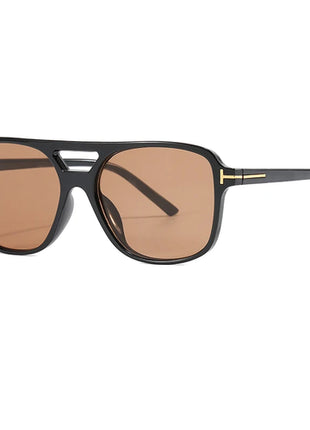 New Fashion Pilot Sunglasses Women Double Bridge Oversized Sun Glasses