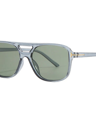New Fashion Pilot Sunglasses Women Double Bridge Oversized Sun Glasses
