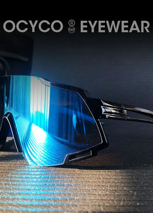 OCYCO New Rideing Oversized Steampunk Goggle Sunglasses Men Punk Sun