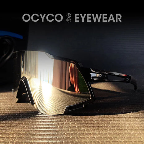 OCYCO New Rideing Oversized Steampunk Goggle Sunglasses Men Punk Sun