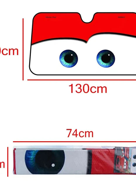 Car Solar Protection 4 Colors Eyes Heated Windshield Sunshade Car