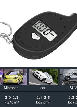 Car Tire Air Pressure Tester Meter Tire Gauge Digital LCD Display Auto
