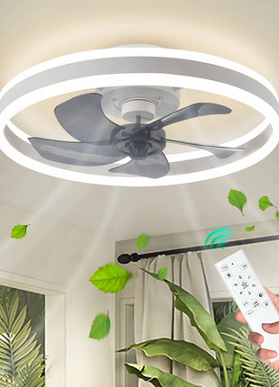 Ceiling Fan With Light And Remote Control Fanstira LED Lamp Small