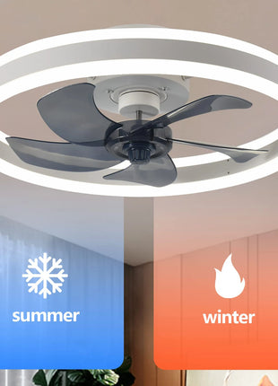 Ceiling Fan With Light And Remote Control Fanstira LED Lamp Small