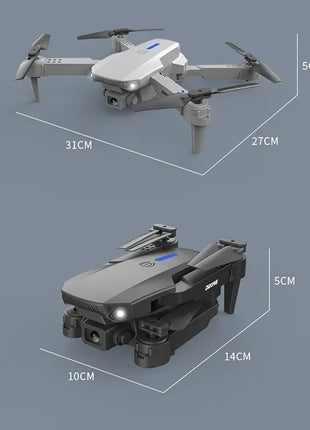 New E88 Pro RC Drone 4K Professional With 1080P Wide Angle Dual HD