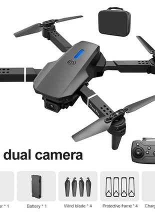New E88 Pro RC Drone 4K Professional With 1080P Wide Angle Dual HD