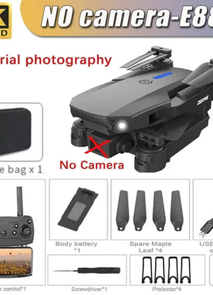 New E88 Pro WIFI FPV Drone Wide Angle HD 4K 1080P Camera Height Hold