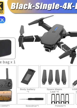 New E88 Pro WIFI FPV Drone Wide Angle HD 4K 1080P Camera Height Hold