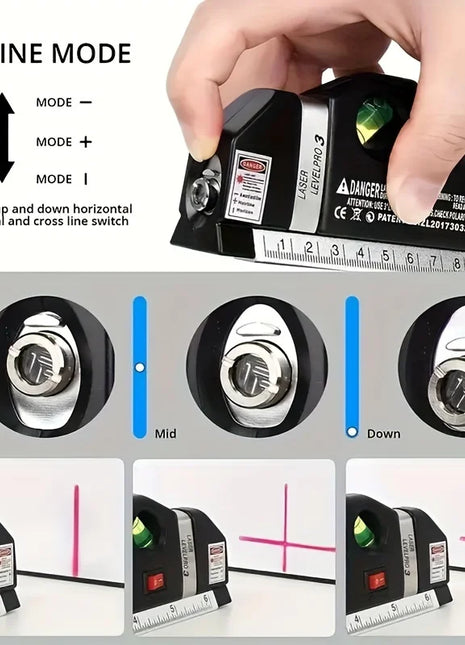 Easy to Use Laser Level Line Tool Multipurpose Laser Level Kit