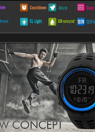 Electronic Watch For Mans Sport watchMultifunction Fashion sports