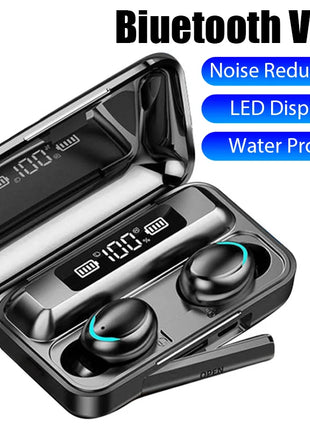 F9 Wireless Earphones LED Dislpaly Binaural TWS Wireless Bluetooth