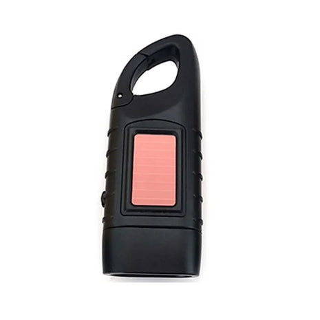 Portable LED Flashlight Tent Light Hand Crank Dynamo Solar Power Torch