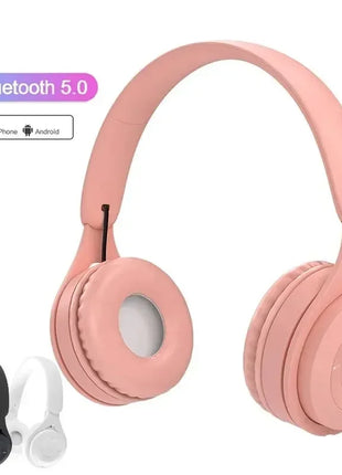 Foldable Sport Gaming Macaron Headphones Y08 Bluetooth Headset Stereo