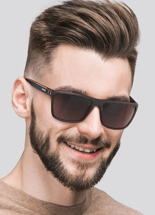 BARCUR Design TR90 Sunglasses Men Polarized Light Weight Sports Sun