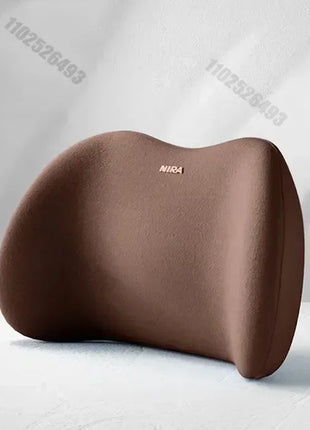 Car Headrest Lumbar Support Memory Cushion Foam Vertebral Lumbar Auto