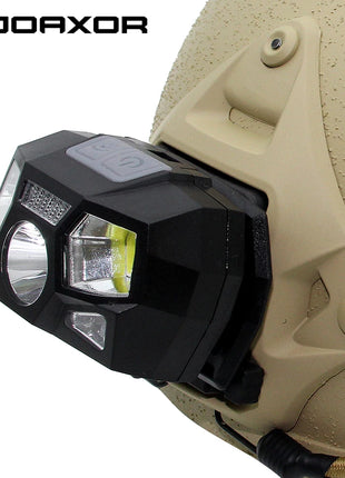 JOAXOR Tactical FAST MICH Helmet Light Signal Light Sensor Headlamp