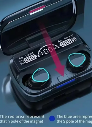 M10 Bluetooth Earphones Handfree LED Dispay Bluetooth Headphones HiFi