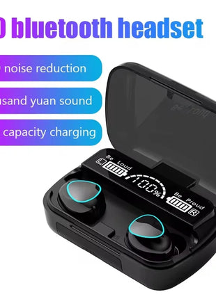 M10 Bluetooth Earphones Handfree LED Dispay Bluetooth Headphones HiFi