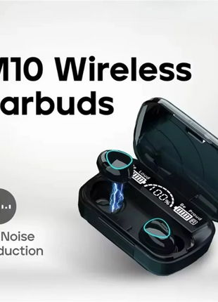 M10 Bluetooth Earphones Handfree LED Dispay Bluetooth Headphones HiFi