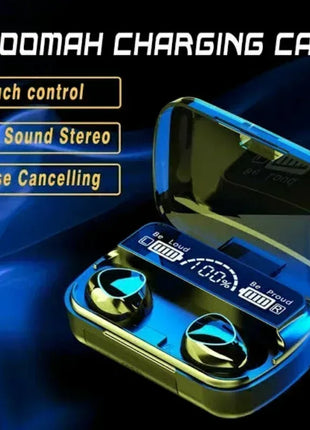 M10 Bluetooth Earphones Handfree LED Dispay Bluetooth Headphones HiFi