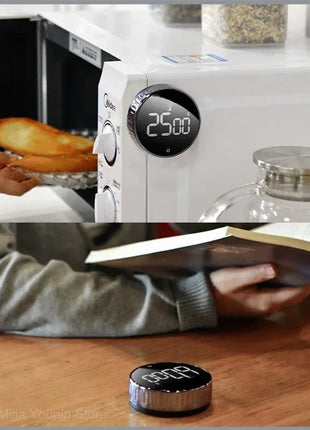 Magnetic Kitchen Timer Digital Timer Manual Countdown Alarm Clock